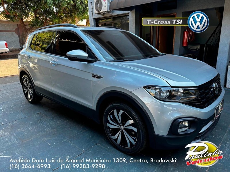 Veculo: Volkswagen - T-Cross - Confortline TSI 1.0 Turbo Painel TFT em Brodowski