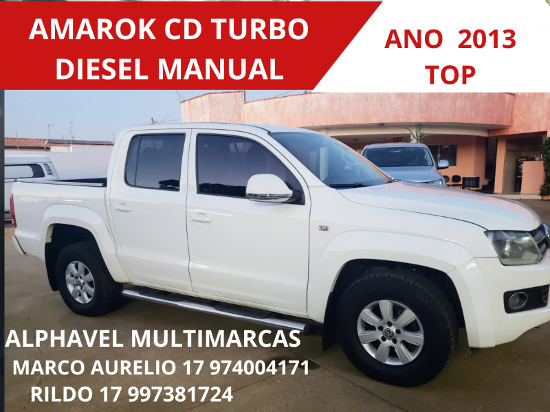 Veculo: Volkswagen - Amarok - AMAROK 4X4 SE DIESEL CD AUTOMATICO em Bebedouro