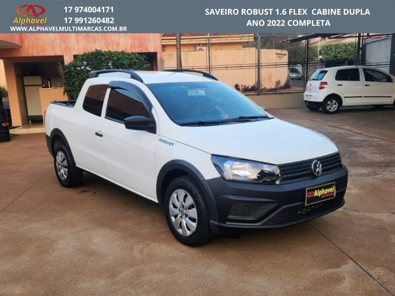 Ve�culo: Volkswagen - Saveiro - SAVEIRO ROBUST 1.6 FLEX CABINE DUPLA MAMUAL em Bebedouro