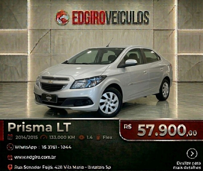 Ve�culo: Chevrolet (GM) - Prisma - LT 1.4 em Batatais