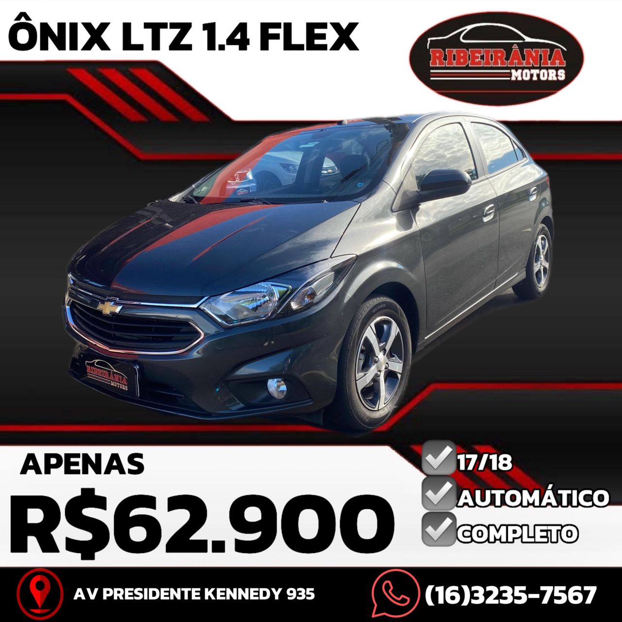 Veculo: Chevrolet (GM) - Onix - HATCH LTZ 1.4 8V FlexPower 5p Aut. em Ribeiro Preto