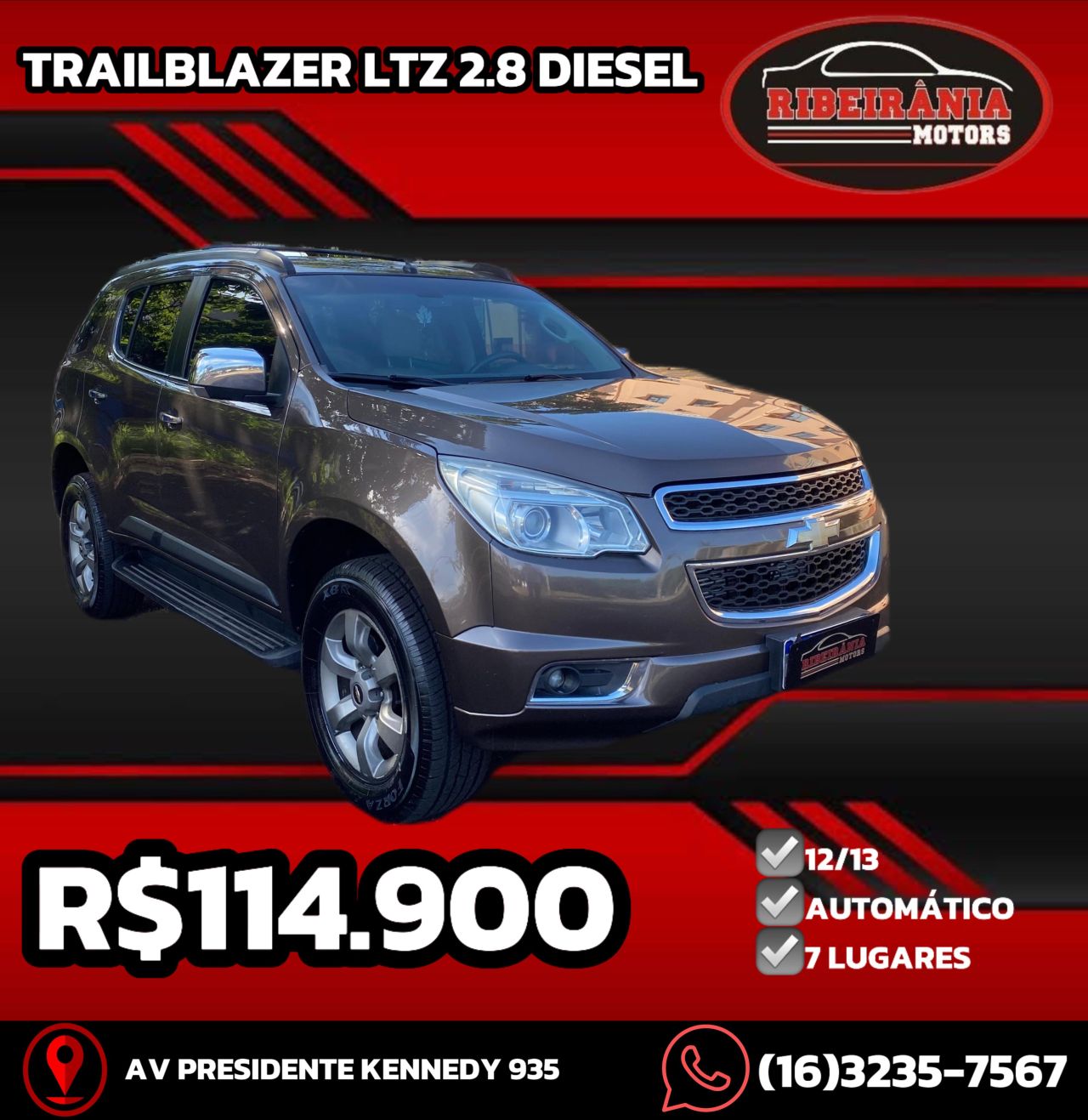 Veculo: Chevrolet (GM) - Trailblazer - LTZ 2.8 CTDI Diesel Aut. em Ribeiro Preto