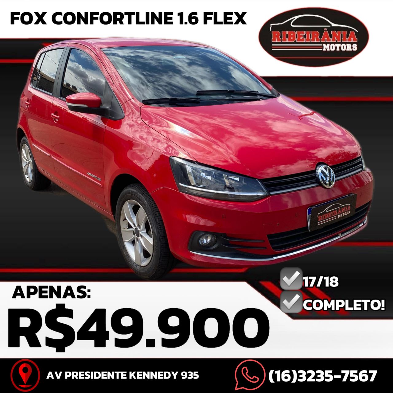 Veculo: Volkswagen - Fox - Comfortline 1.6 Flex 8V 5p em Ribeiro Preto