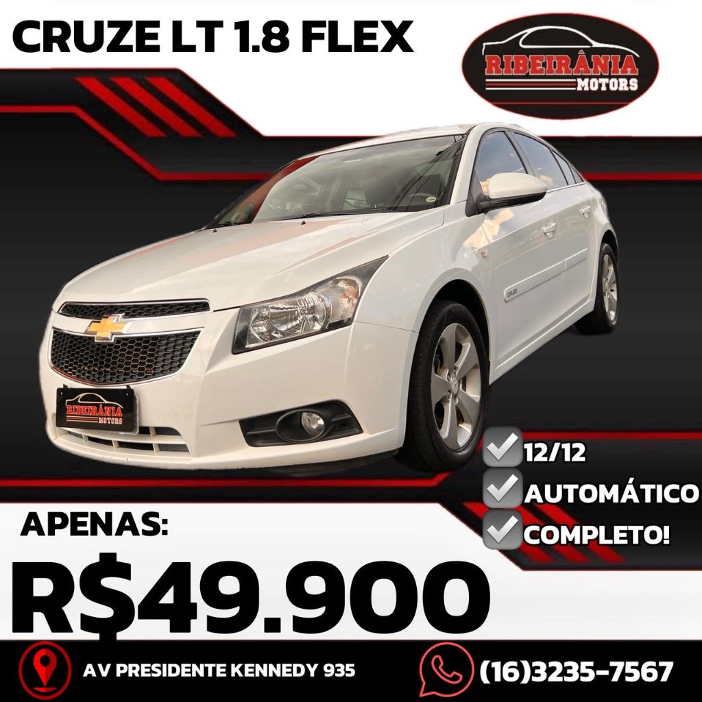 Veculo: Chevrolet (GM) - Cruze - LT 1.8 16V FlexPower 4p Aut. em Ribeiro Preto