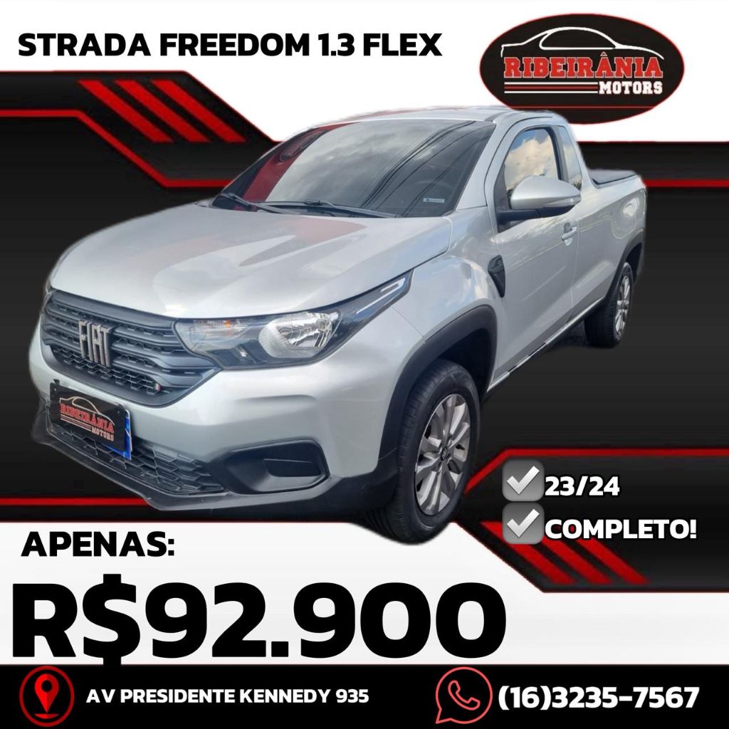 Veculo: Fiat - Strada - Freedom 1.3 Flex 8V  CS Plus em Ribeiro Preto