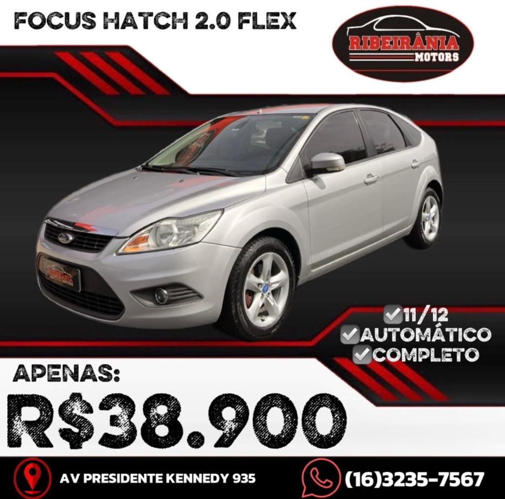 Veculo: Ford - Focus - 2.0 16V/SE/SE Plus Flex 5p Aut. em Ribeiro Preto