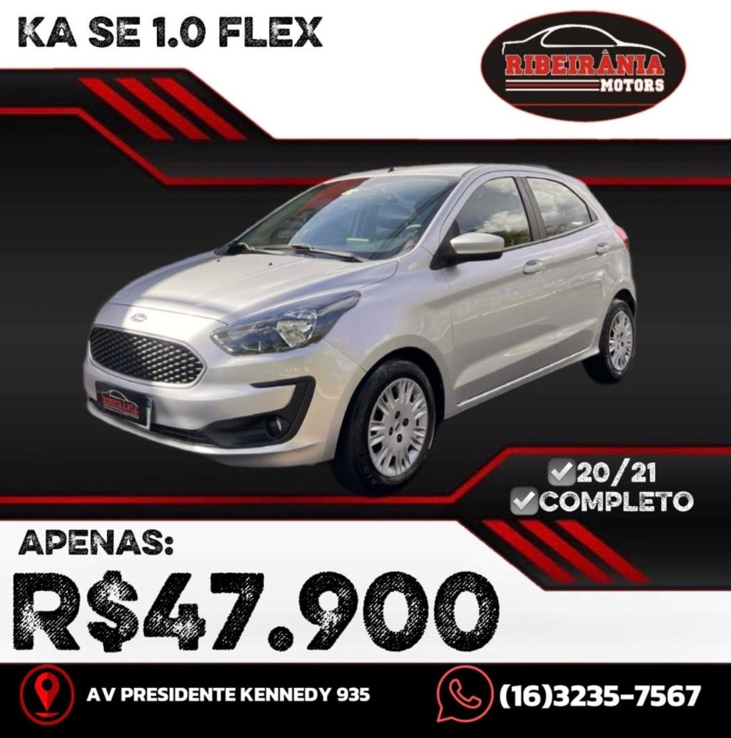 Veculo: Ford - Ka - 1.0 SE/SE Plus TiVCT Flex 5p em Ribeiro Preto
