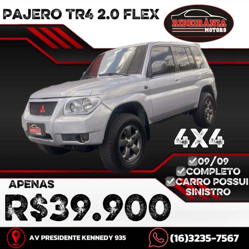Veculo: Mitsubishi - Pajero - TR4 2.0/ 2.0 Flex 16V 4x4 Mec. em Ribeiro Preto