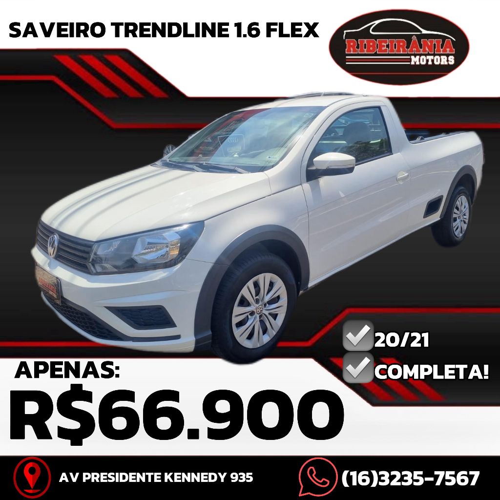 Veculo: Volkswagen - Saveiro - Trendline 1.6 T.Flex 8V em Ribeiro Preto
