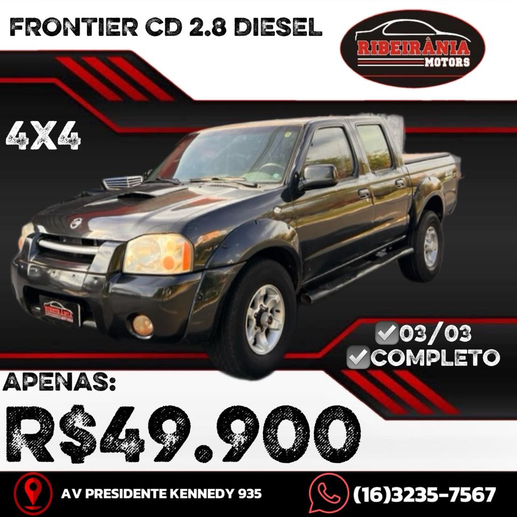 Ve�culo: Nissan - Frontier - SE/SE Strik/ONE CD 4x4 2.8 Dies em Ribeir�o Preto