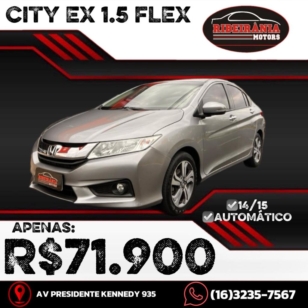 Ve�culo: Honda - City - Sedan EX 1.5 Flex 16V 4p Aut. em Ribeir�o Preto