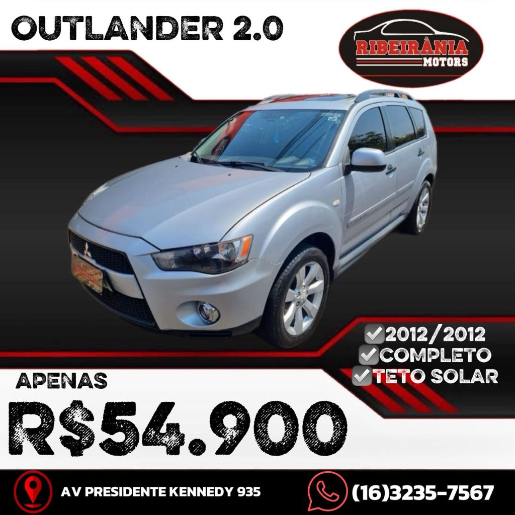 Ve�culo: Mitsubishi - Outlander - 2.0 16V 160cv Aut. em Ribeir�o Preto