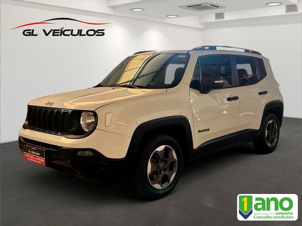 Veculo: Jeep - Renegade - Jeep Renegade 1.8 4x2 Flex 16v Aut. - Branco - 2021 em Ribeiro Preto