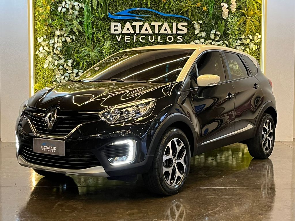 Veculo: Renault - Captur - Renault CAPTUR Intense 1.6 16V Flex 5p Aut. - Preto - 2018 em Batatais