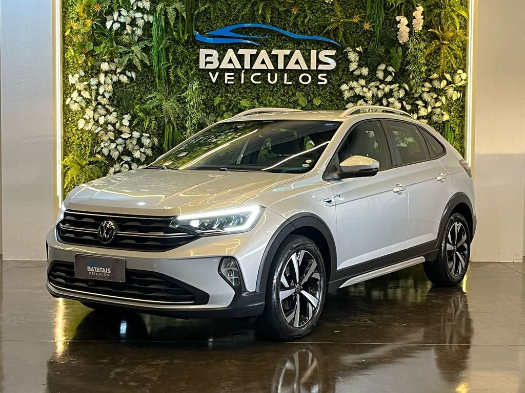 Veculo: Volkswagen - Nivus - VolksWagen Nivus Highline 1.0 200 TSI Flex Aut. - Prata - 2021 em Batatais