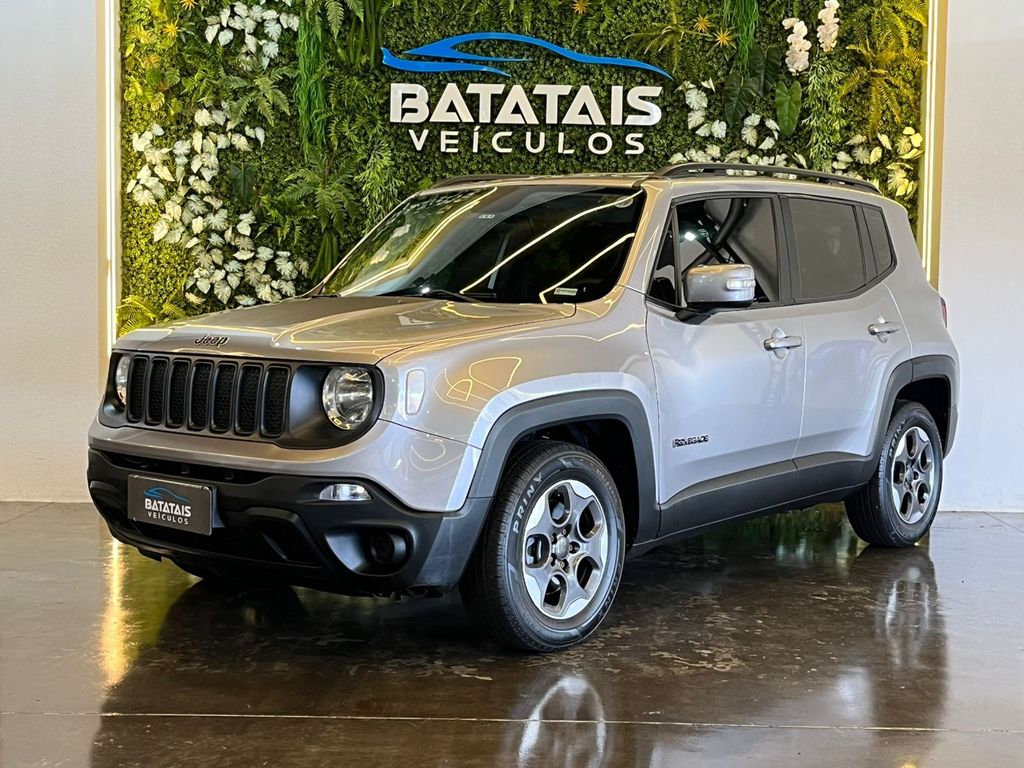 Ve�culo: Jeep - Renegade - Jeep Renegade 1.8 4x2 Flex 16V Aut. - Prata - 2020 em Batatais