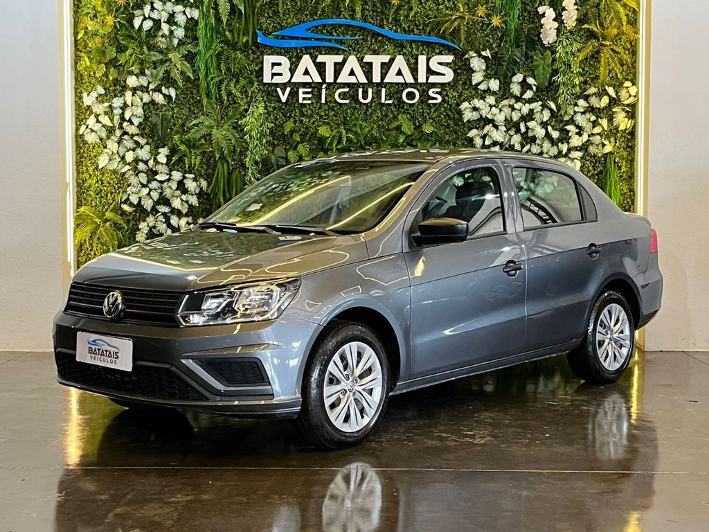 Ve�culo: Volkswagen - Voyage - VolksWagen VOYAGE 1.0 Flex 12V 4p - Cinza - 2023 em Batatais