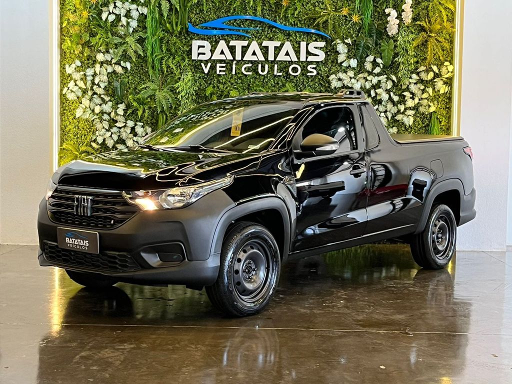 Ve�culo: Fiat - Strada - Fiat Strada Endurance 1.3 Flex 8V CS Plus - Preto - 2025 em Batatais