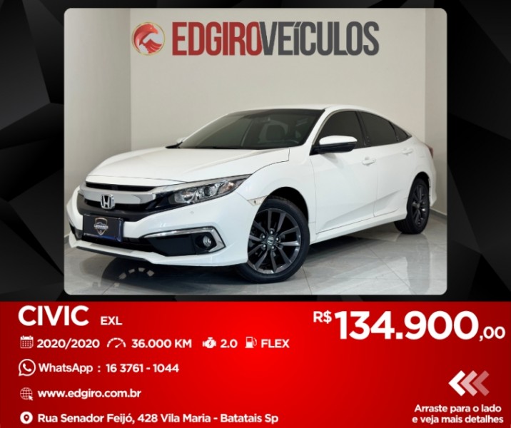 Ve�culo: Honda - Civic -  em Batatais