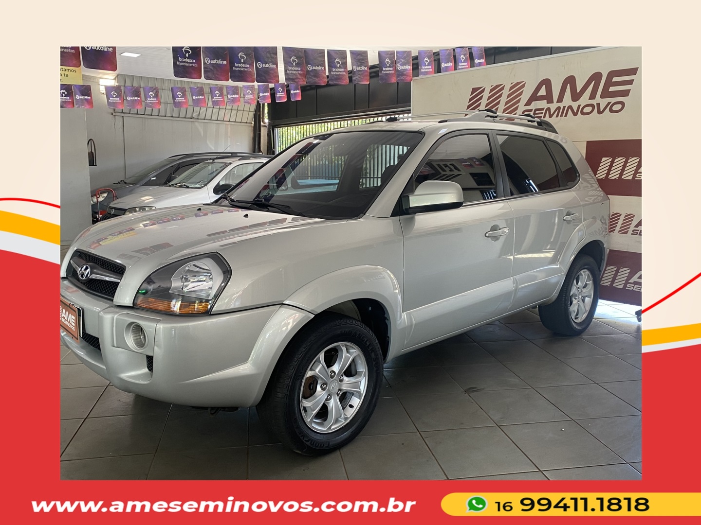 Ve�culo: Hyundai - Tucson - 2.0 MPFI GLS 16V 143CV 2WD FLEX 4P AUTOM�TICO em Ribeir�o Preto