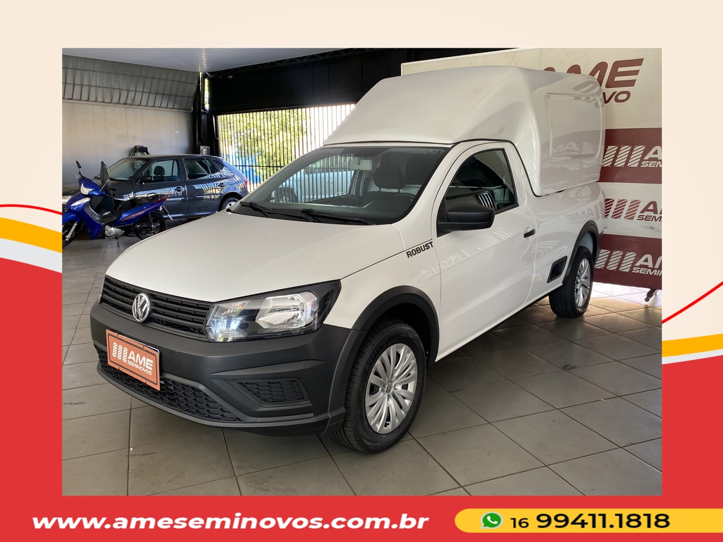Ve�culo: Volkswagen - Saveiro - 1.6 MSI ROBUST CS 8V FLEX 2P MANUAL em Ribeir�o Preto