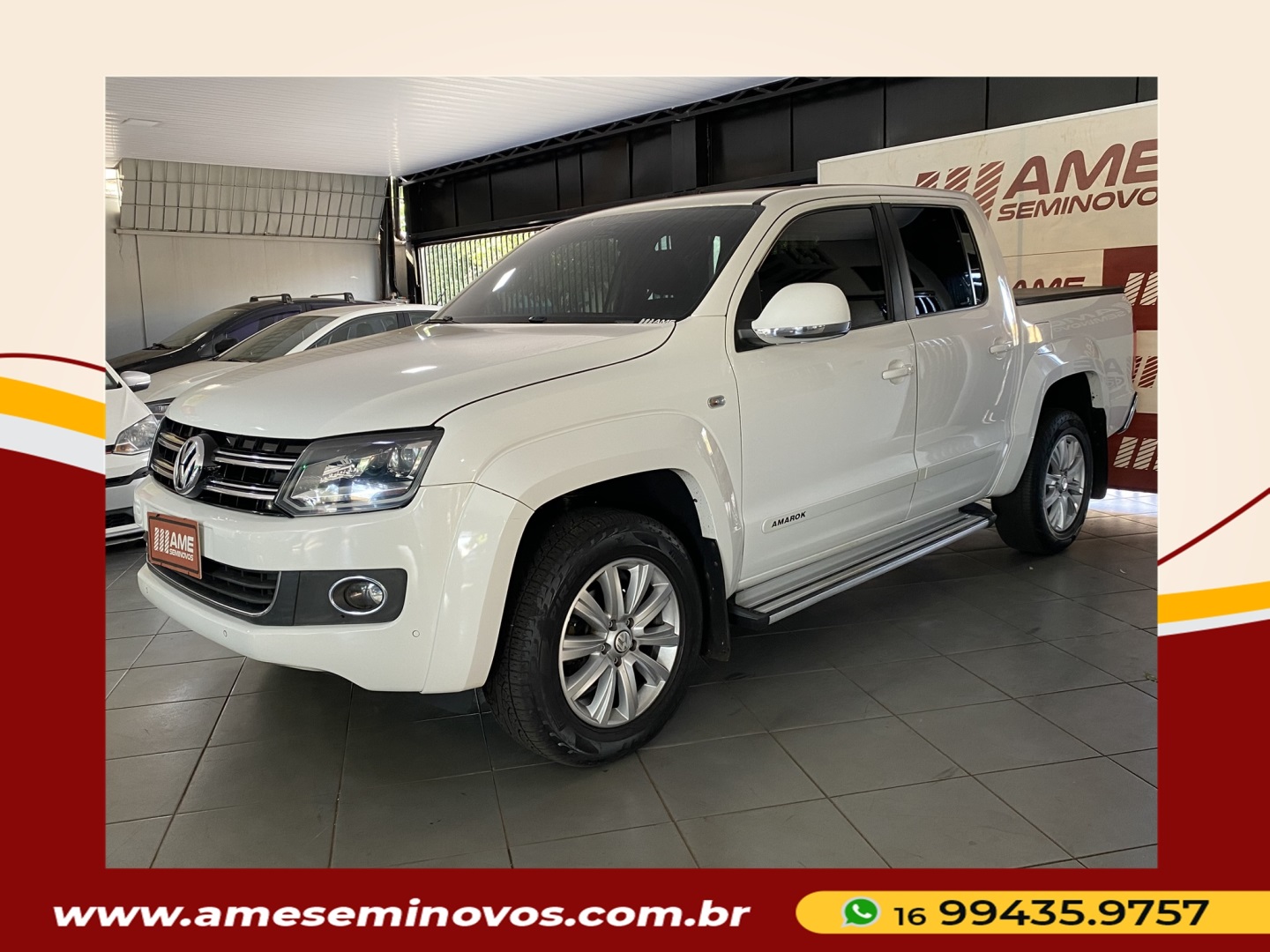 Ve�culo: Volkswagen - Amarok - 2.0 HIGHLINE 4X4 CD 16V TURBO INTERCOOLER DIESEL 4P AUTOM�TICO em Ribeir�o Preto