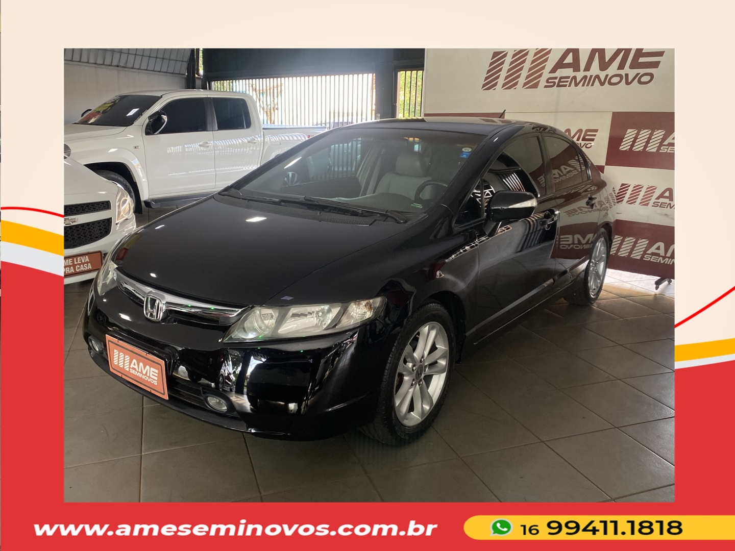 Ve�culo: Honda - Civic - 1.8 LXS 16V FLEX 4P MANUAL em Ribeir�o Preto