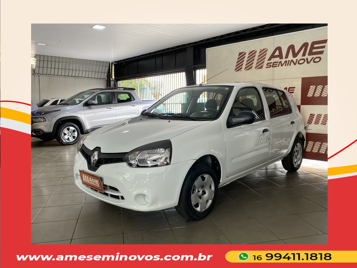 Ve�culo: Renault - Clio - 1.0 EXPRESSION 16V FLEX 4P MANUAL em Ribeir�o Preto