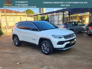 Compass JEEP COMPASS LONGITUDE 1.3 TURBO T270 FLEX  AUTOMATICO