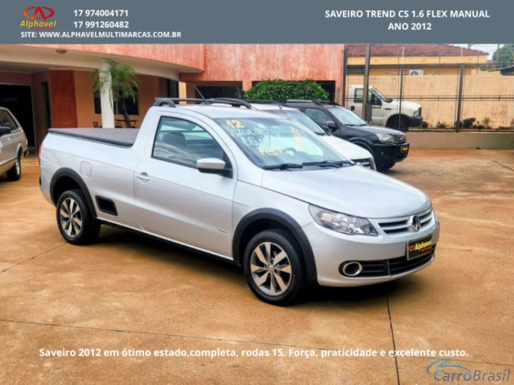 Alphavel Multimarcas | Saveiro SAVEIRO TREND 1.6 CS FLEX MANUAL 11/12 - foto 1