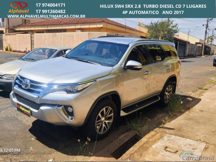 Alphavel Multimarcas | Hilux HILUX SW4 SRX 2.8 TURBO DIESEL 7 LUGARES AUTOMATICO 17/17 - foto 2