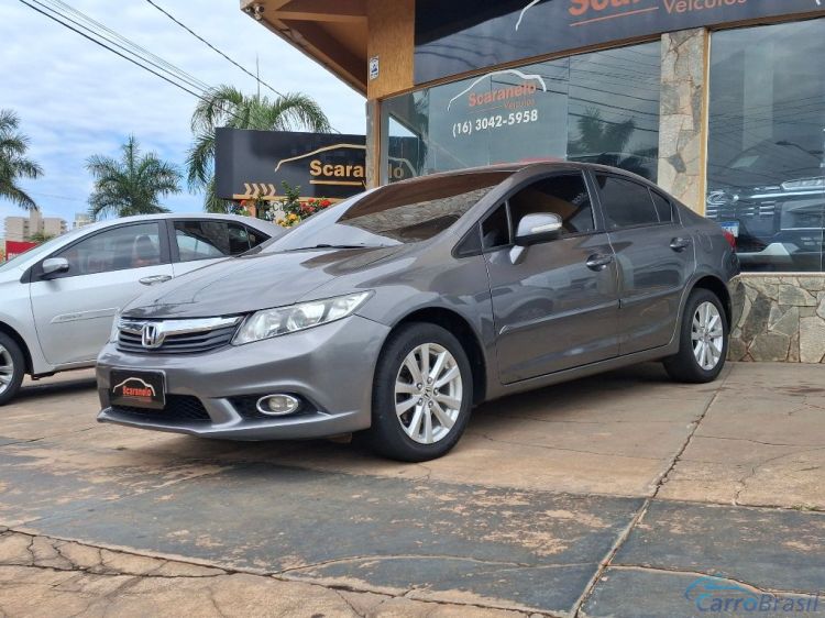 Scaranelo Veículos | Civic Sedan LXS 1.8/1.8 Flex 16V Mec. 4p 13/14 - foto 1