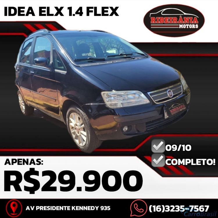 Ribeirania Motors | Idea ELX 1.4 mpi Fire Flex 8V 5p 09/10 - foto 1