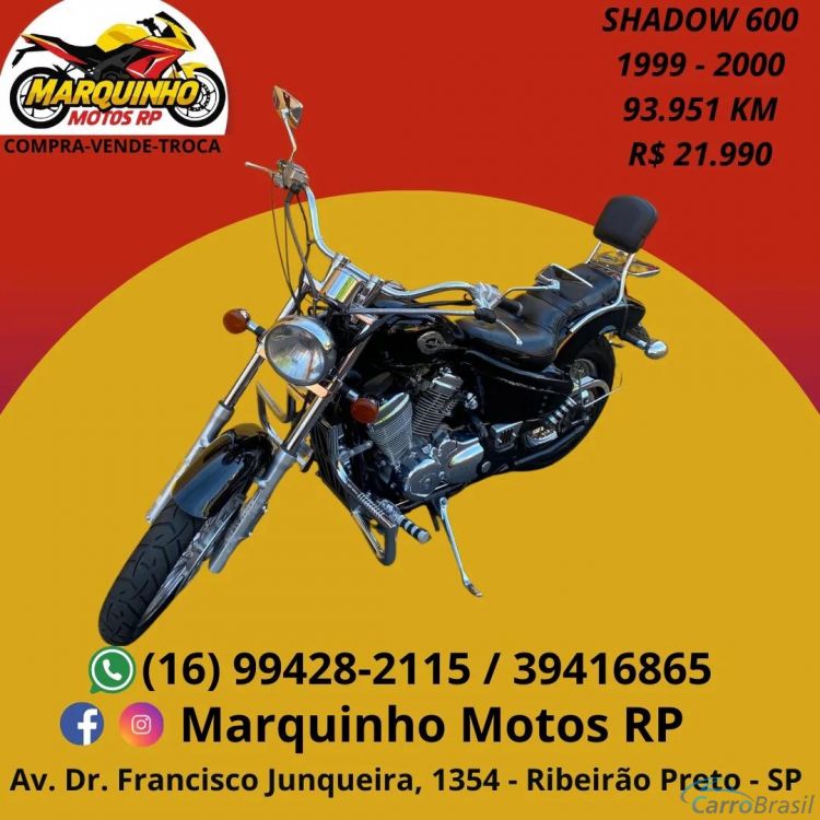 Marquinho Motos RP | Shadow SHADOW 600C VT 00/00 - foto 3
