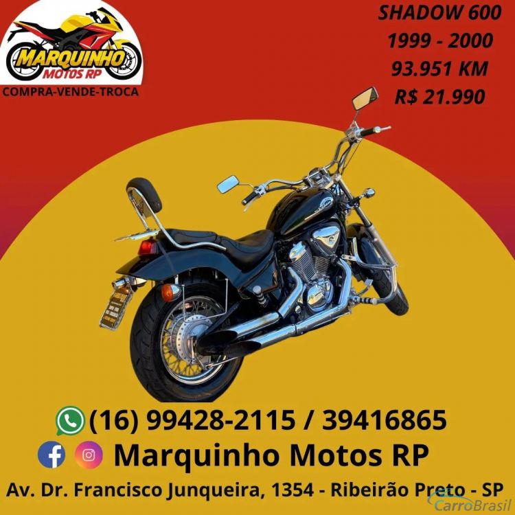Marquinho Motos RP | Shadow SHADOW 600C VT 00/00 - foto 6