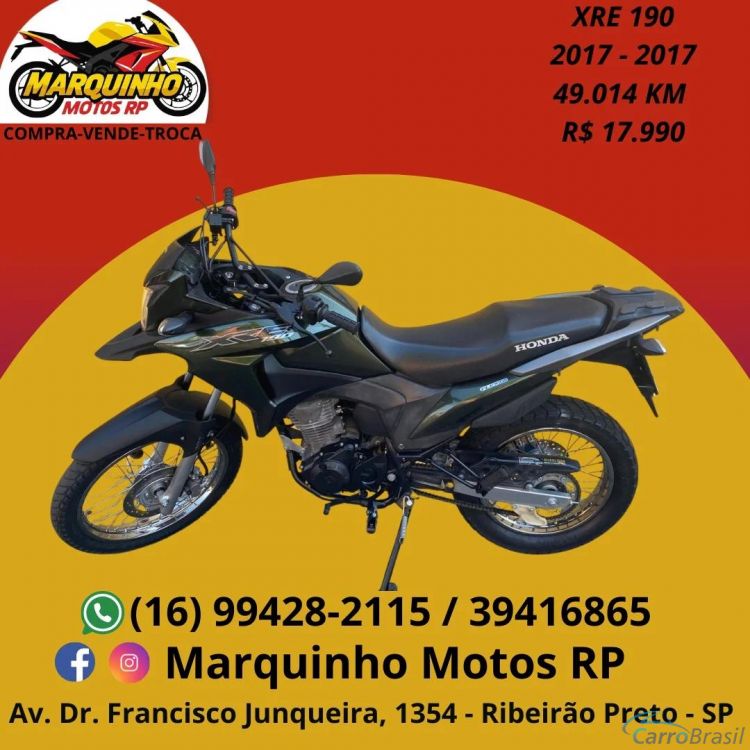 Marquinho Motos RP | XRE XRE 190 ABS 17/17 - foto 1