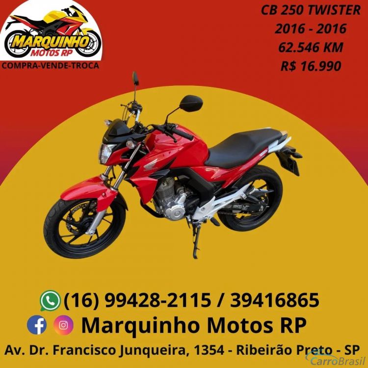Marquinho Motos RP | Twister CB 250 TWISTER 16/16 - foto 2