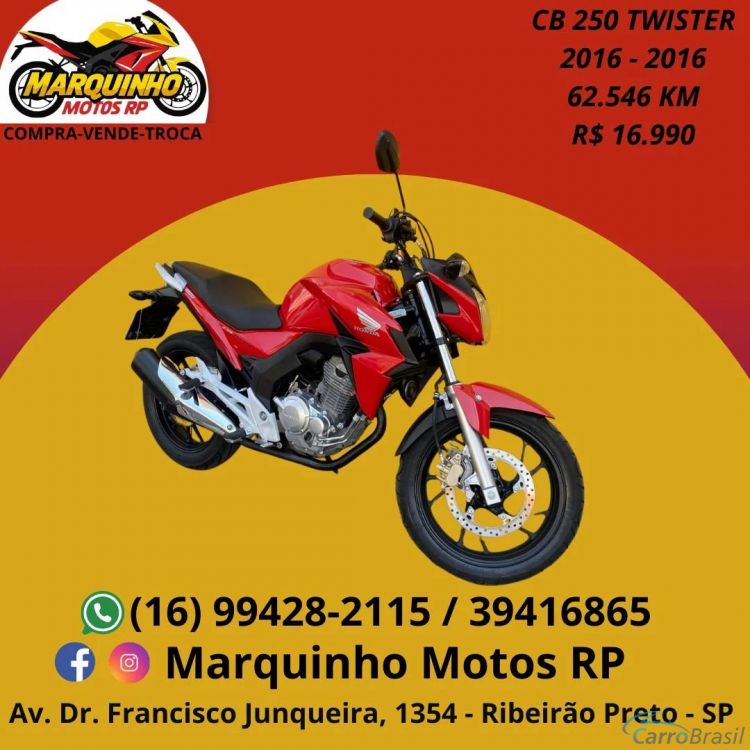 Marquinho Motos RP | Twister CB 250 TWISTER 16/16 - foto 4