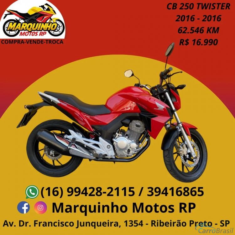 Marquinho Motos RP | Twister CB 250 TWISTER 16/16 - foto 5