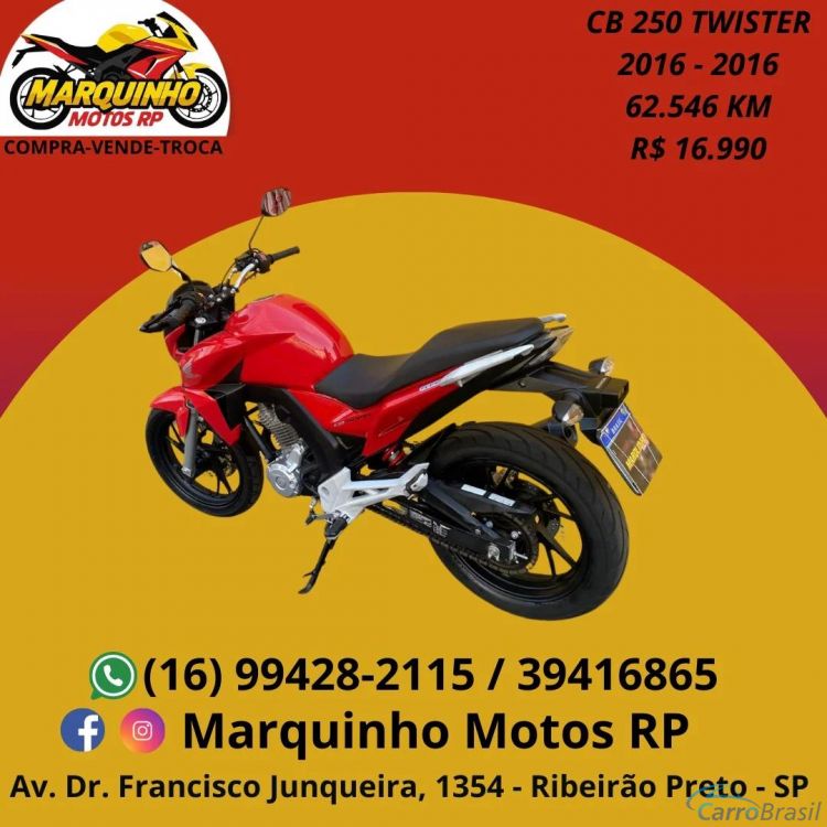 Marquinho Motos RP | Twister CB 250 TWISTER 16/16 - foto 6