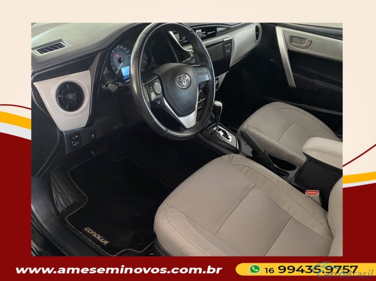 Ame Seminovos | Corolla 1.8 GLI UPPER 16V FLEX 4P AUTOMTICO 19/19 - foto 8