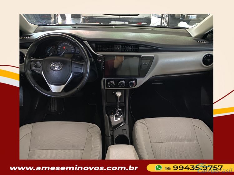 Ame Seminovos | Corolla 1.8 GLI UPPER 16V FLEX 4P AUTOMTICO 19/19 - foto 9