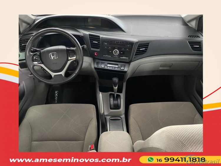 Ame Seminovos | Civic 1.8 LXS 16V FLEX 4P AUTOMTICO 15/16 - foto 10