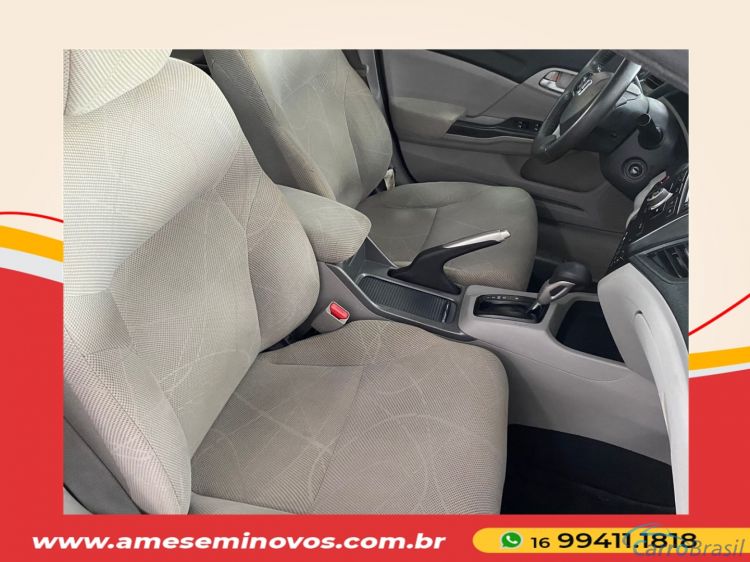 Ame Seminovos | Civic 1.8 LXS 16V FLEX 4P AUTOMTICO 15/16 - foto 8