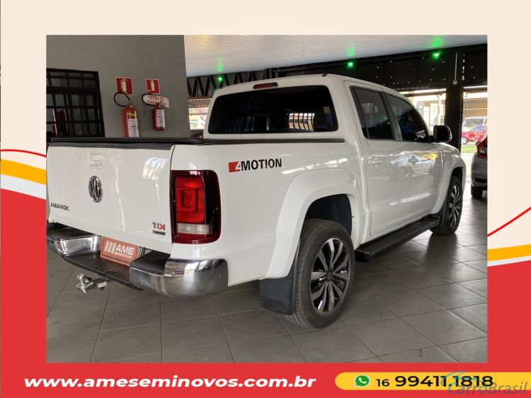Ame Seminovos | Amarok 2.0 HIGHLINE 4X4 CD 16V TURBO INTERCOOLER DIESEL 4P AUTOMÁTICO 17/17 - foto 4