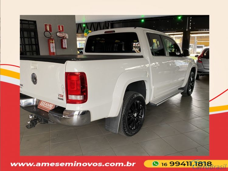 Ame Seminovos | Amarok 2.0 HIGHLINE 4X4 CD 16V TURBO INTERCOOLER DIESEL 4P AUTOMÁTICO 16/16 - foto 4