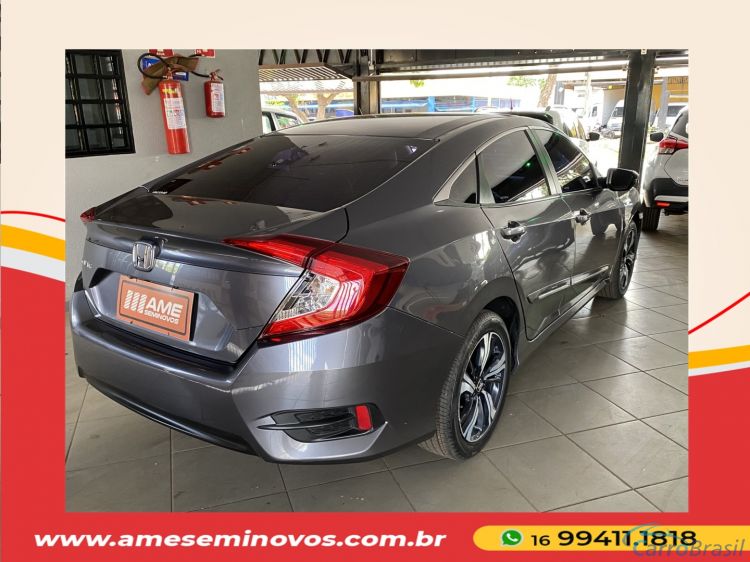 Ame Seminovos | Civic 2.0 16V FLEXONE EX 4P CVT 18/18 - foto 4
