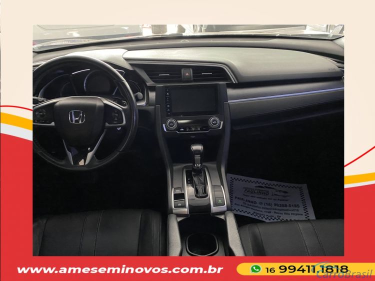 Ame Seminovos | Civic 2.0 16V FLEXONE EX 4P CVT 18/18 - foto 10