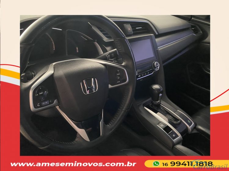 Ame Seminovos | Civic 2.0 16V FLEXONE EX 4P CVT 18/18 - foto 9