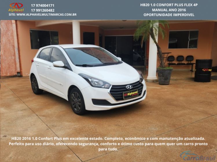 Alphavel Multimarcas | HB 20 HB20 CONFORT PLUS 1.0 FLEX 15/16 - foto 2